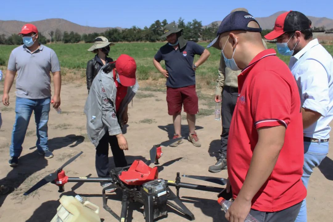 Teaching operation of the drone