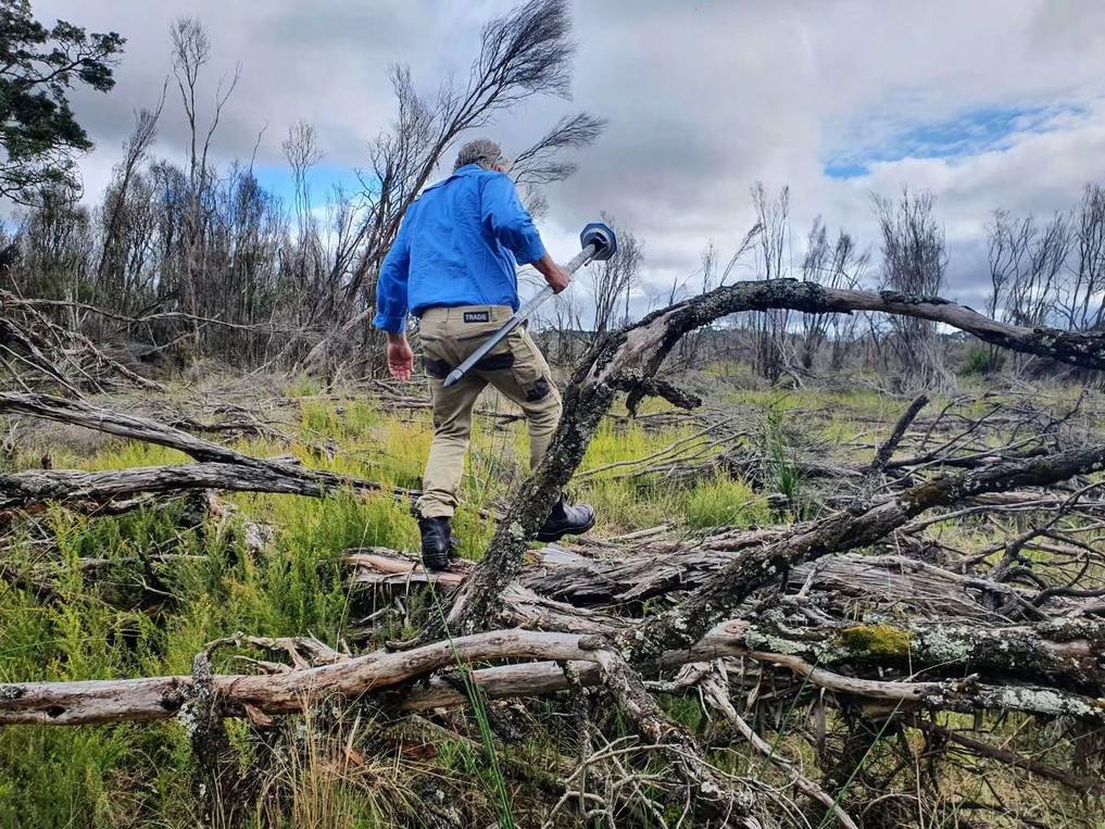 XAG Spreding Drone for Post-bushfire Revegetation 