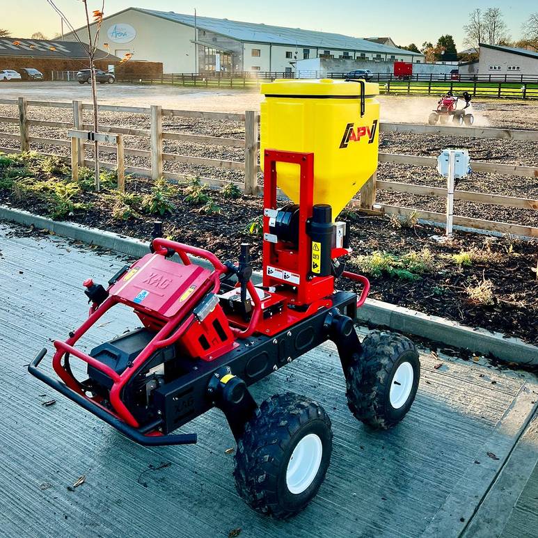  "While the original me is amazing cool, I might go with a different choice to extend my payload for the Robotic Farming Demonstration Day." Broadcast in wet winter fields with ease.