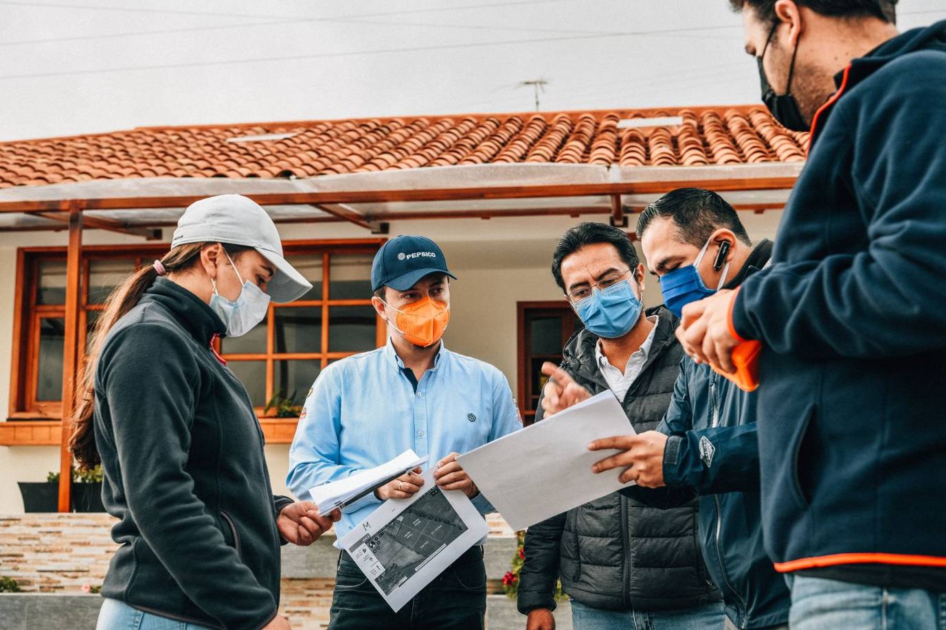 Since drone testing was conducted on rugged terrain, organisers were carefully discussing the details of the trial to ensure each team can perform perfectly, July 2021