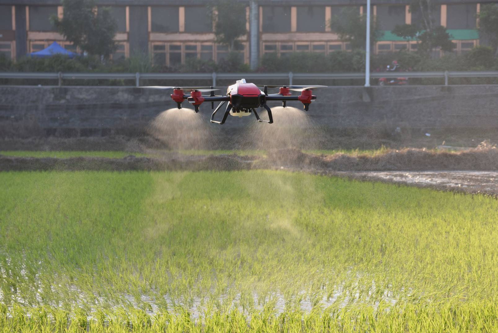 XAG Drone Spraying in the Fields