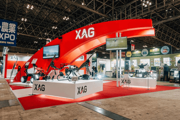XAG's show booth at 11th Next Generation Agriculture Expo Tokyo (AGRINEXT TOKYO)