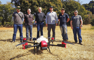 Regina and staff from Megadrone Brasil, XAG’s local partner in Brazil