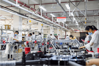 Work and production resume in Manufacturing Centre