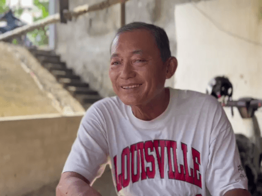Lê is talking about the difficulties he used to meet during farming seasons